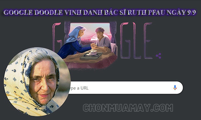 Vinh doanh Dr. Ruth Pfau trên Google Doodle