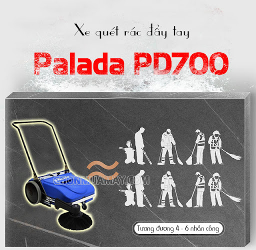 máy quét rác sân trường Palada-PD700
