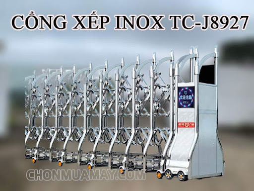 Cổng xếp inox TC-J828