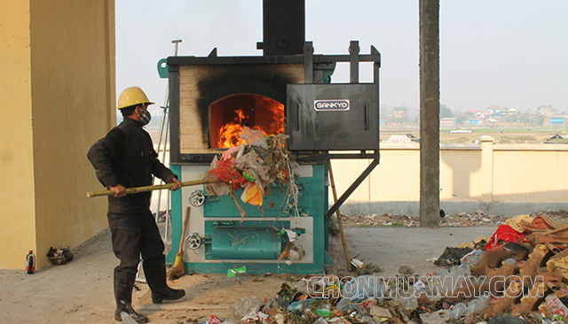 Xử lý rác thải bằng cách đốt 