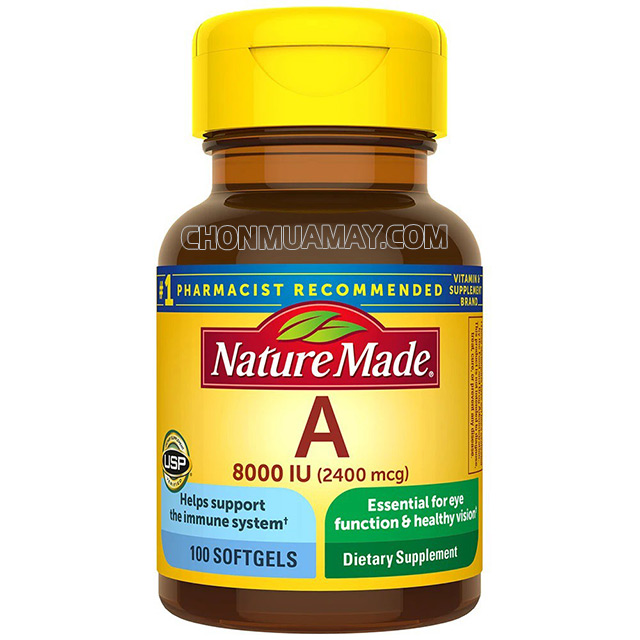 Viên uống Nature Made vitamin A 2400mcg
